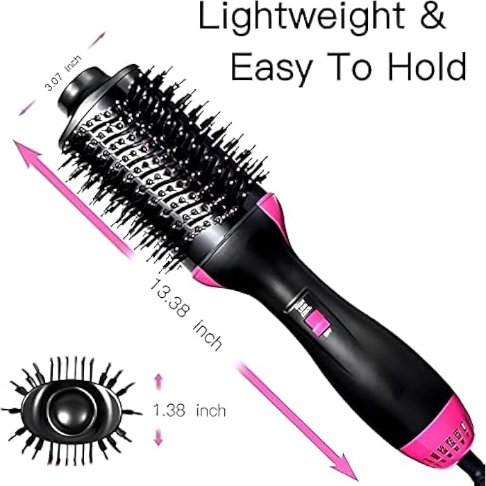 Hair styler-high speed electric hair brush with hot air to increase density and get a shiny finish, ideal for quick and easy styling - Image 3